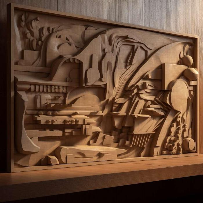 نموذج ثلاثي الأبعاد لآلة CNC 3D Art 